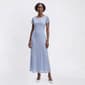 Womens Connected Apparel Short Sleeve Lace Midi Dress - image 1