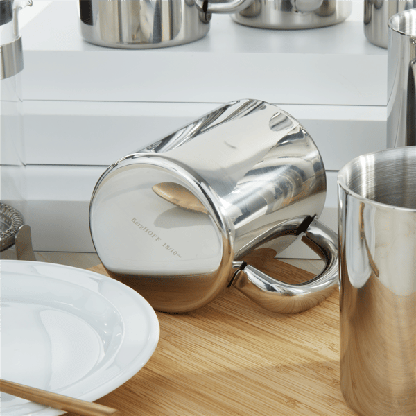 BergHOFF 4pc. Stainless Steel 12oz. Coffee Mug Set