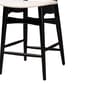 Baxton Studio Tarana Cream Fabric Wood 2pc. Counter Stool Set - image 5