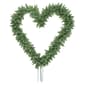 Northlight Seasonal 22 Artificial Pine Heart-Shaped Unlit Wreath - image 1