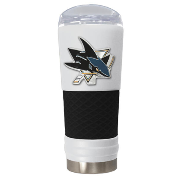 NHL San Jose Sharks DRAFT Powder Coated Stainless Steel Tumbler - image 