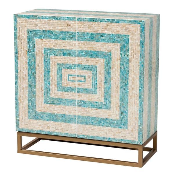 Baxton Studio Utari Modern Bohemian Storage Cabinet