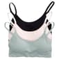 Womens Nautica 3pk. Flat Chevron Rib Seamless Lounge Bras - image 1