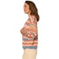 Womens Democracy 3/4 Sleeve Wavy Stripe Cardigan - image 3