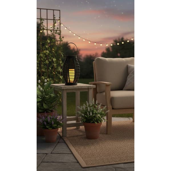 Solar LED Plastic Egg Shape Lantern