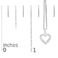 Haus of Brilliance Lab Grown Diamond Open Heart Pendant Necklace - image 5