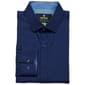 Mens Tom Baine Slim Fit Performance Dress Shirt - Dark Blue Check - image 1