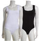 Juniors One Step Up 2pk. Square Neck Bodysuit - image 1