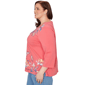 Plus Size Alfred Dunner Austin 3/4 Sleeve Etched Floral Blouse - image 4