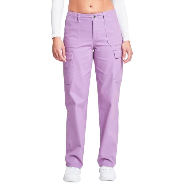 Juniors YMI&#40;R&#41; High Rise Straight Leg Cargo Pants - image 