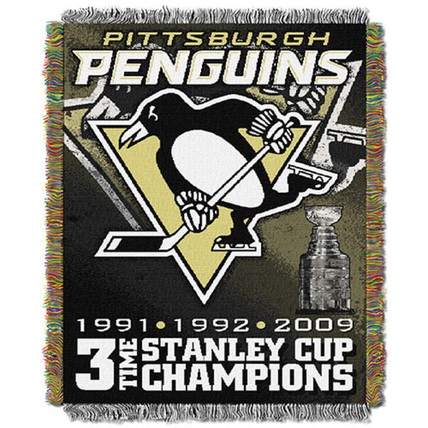 NHL Pittsburgh Penguins Commemorative Tapestry Throw - image 