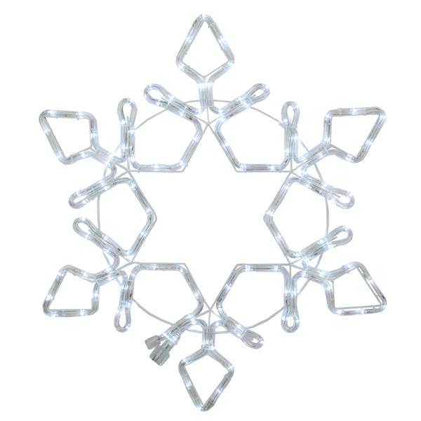 Northlight LED Rope Light Snowflake Christmas Decoration