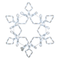 Northlight LED Rope Light Snowflake Christmas Decoration - image 2