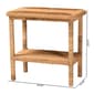 bali & pari Minahasa Bohemian Light Honey Braided Side Table - image 8