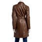 Juniors Love Tree Vegan Leather Trench Coat - image 2