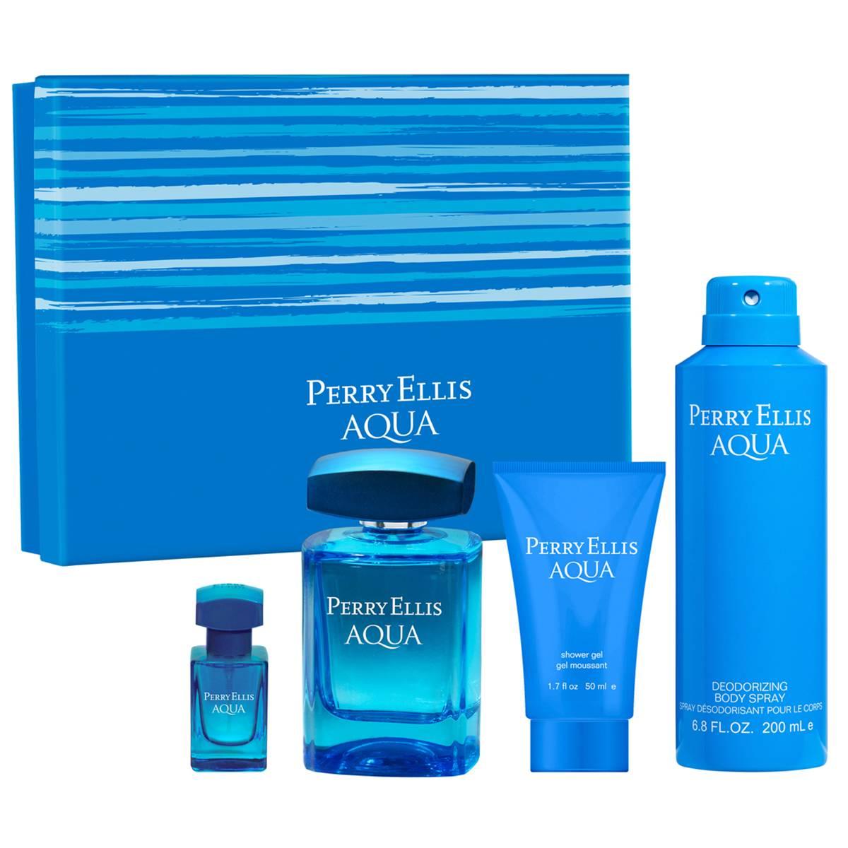 Perry Ellis Aqua 4pc. Gift Set