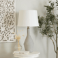 9th & Pike® Modern Gray Cement Table Lamp - image 2