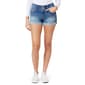 Juniors Wallflower Luscious Curvy Mid Rise Bling Denim Shorts - image 2