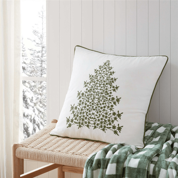 Martha Stewart Holiday Tree Decorative Pillow