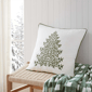 Martha Stewart Holiday Tree Decorative Pillow - image 4