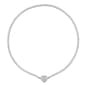 Sophia B 17 1/2ctw. Created White Sapphire Collar Necklace - image 2