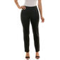 Womens Zac & Rachel Solid Pull On Slim Leg Compression Pants - image 1