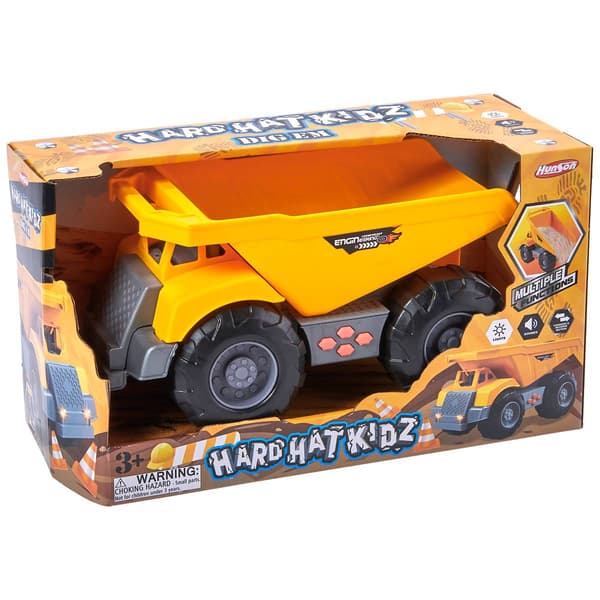 Hard Hat Kidz Construction Truck w/ Sound & Lights - image 