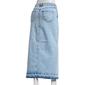 Juniors Celebrity Pink High Rise Denim Maxi Skirt - image 2