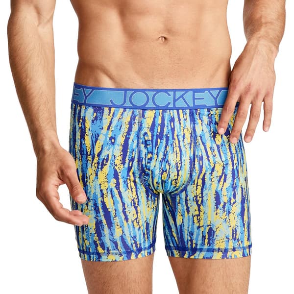 Mens Jockey(R) 3pk .Active Micro Boxer Briefs - Blue - image 