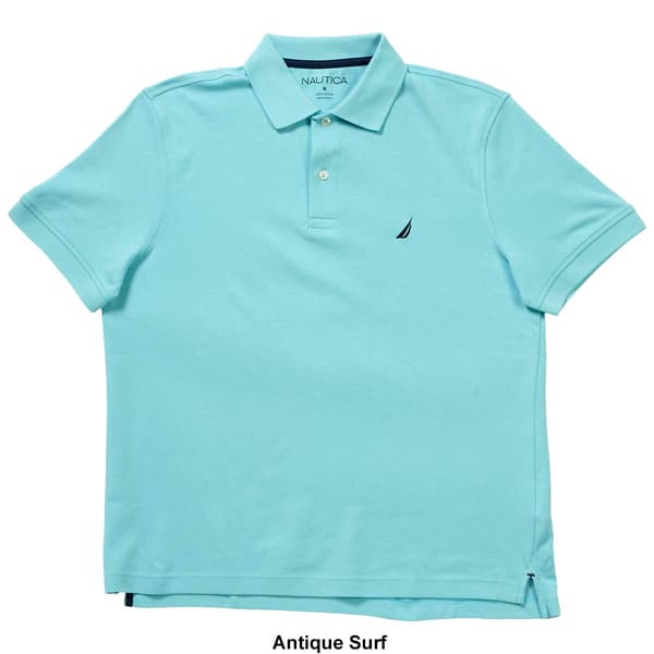 Mens Nautica Short Sleeve Interlock Polo