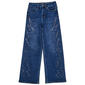 Girls (7-14) Urban Rise Wide Leg Rhinestone Embellished Jeans - image 2