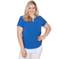 Petites Alfred Dunner The Royal Treatment Solid Rolled Short Sle - image 1