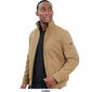 Mens London Fog Microfiber Bomber Jacket with Sherpa Lining - image 2