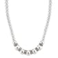 1928 Pearl & Crystal Rondell Single Row Necklace - image 1