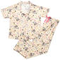 Juniors Peanuts™ Short Sleeve Snoopy in Paris Long Leg Pajama Set - image 1