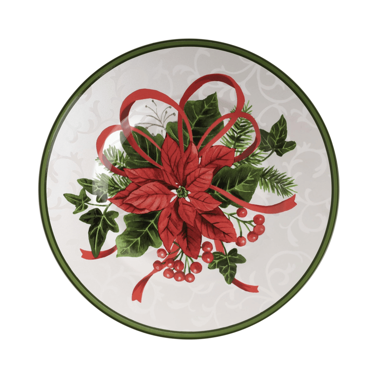 222 Fifth Holiday Festivities 12pc. Porcelain Dinnerware Set