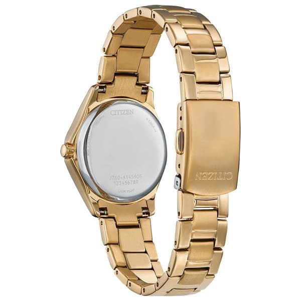 Womens Citizen&#174; Crystal Champagne Dial Watch - FE1147-79P