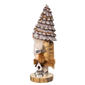Kurt Adler 10in. Wooden Rustic Glamour Gnome Nutcracker - image 4