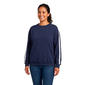 Womens Mountain Ridge Long Sleeve Double Stripe Sweatshirt - image 1