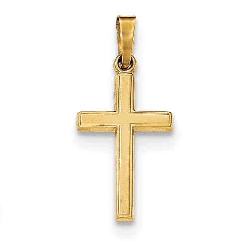 Gold Classics(tm) 14kt. Yellow Gold Polished Latin Cross - image 