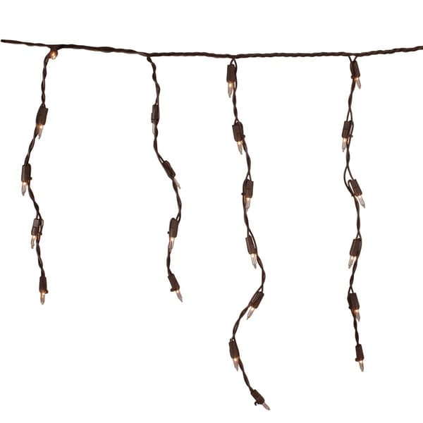 Northlight Seasonal 100ct. Clear Mini Icicle Christmas Lights