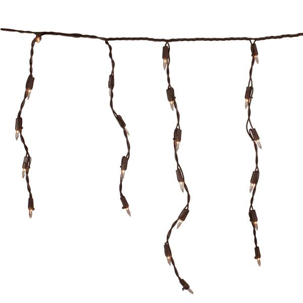 Northlight Seasonal 100ct. Clear Mini Icicle Christmas Lights - image 