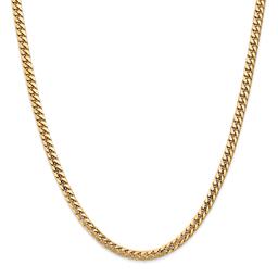 Mens Gold Classics™ 4.3mm. 14k Solid Miami Cuban Chain Bracelet