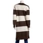 Juniors No Comment Wide Stripe Open Duster Cardigan w/ Pockets - image 3