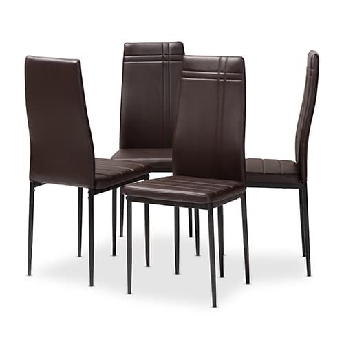 Baxton Studio Matiese Dining Chairs - Set of 4