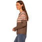 Womens Democracy Abstract Stripe Jacquard Cardigan - image 3