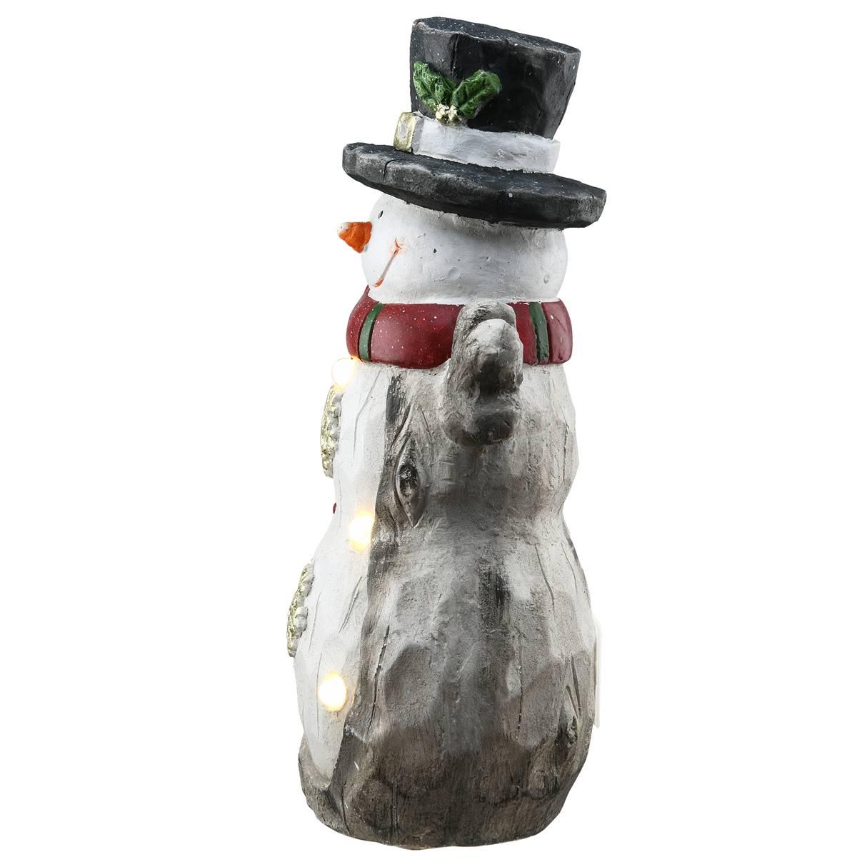 National Tree 16.5in. Lighted Snowman Decor Piece