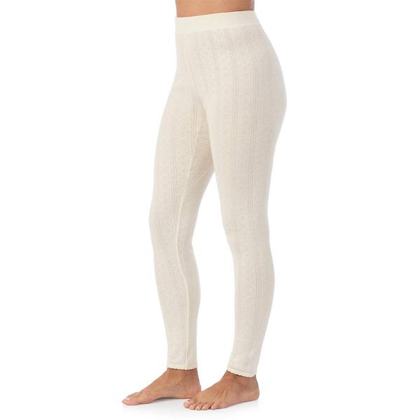 Womens Cuddl Duds® Cotton Pointelle Leggings