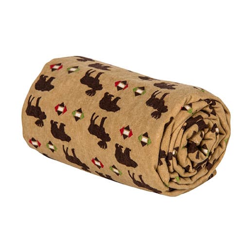 Trend Lab Northwoods Animal Swaddle Blanket - image 