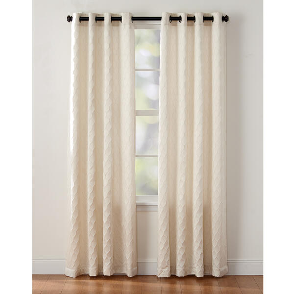 Mackenna Jacquard Grommet Curtain Panel - image 